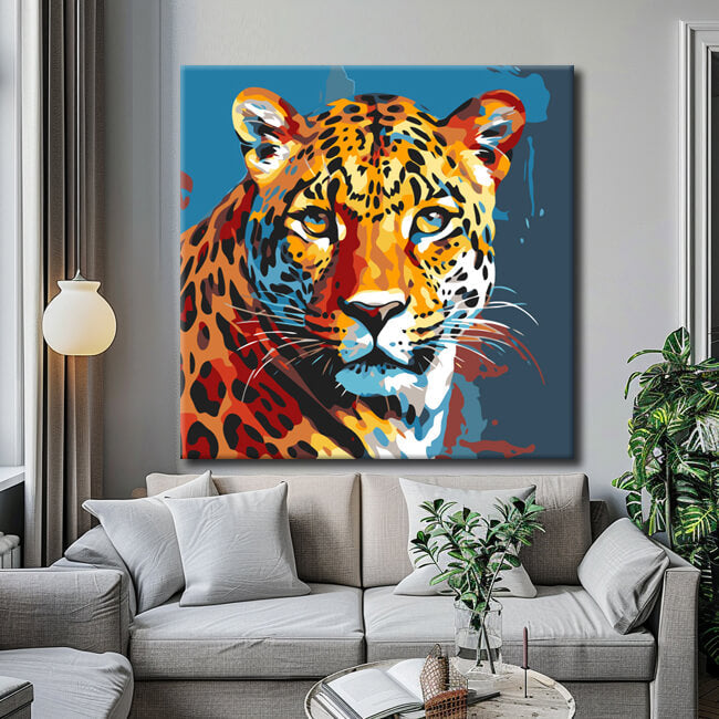 Leopard Face - Painting by Numbers