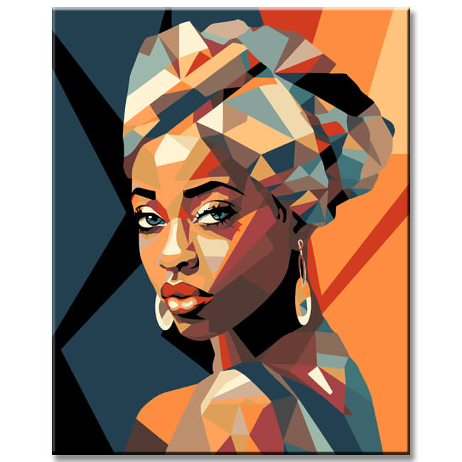 Afrikanische Kunst Bilderwand – Farbenfrohe und inspirierende Leinwandbilder, 4-part