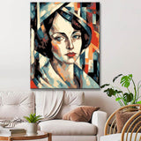 Painting by Numbers - White Dress: 40s-50s, Lyubov Popova inspired