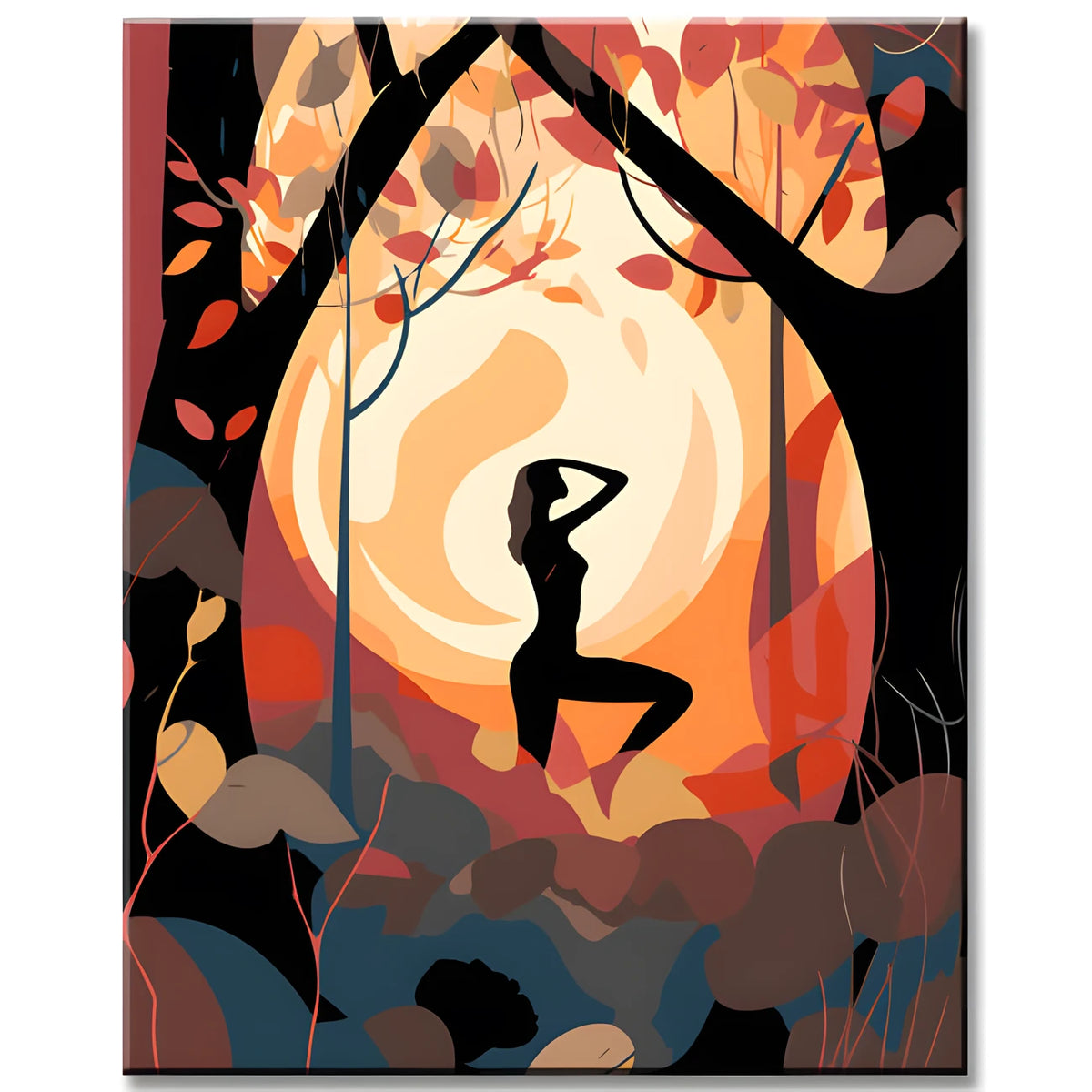 Yoga Picture To ColorPaint by Numbers