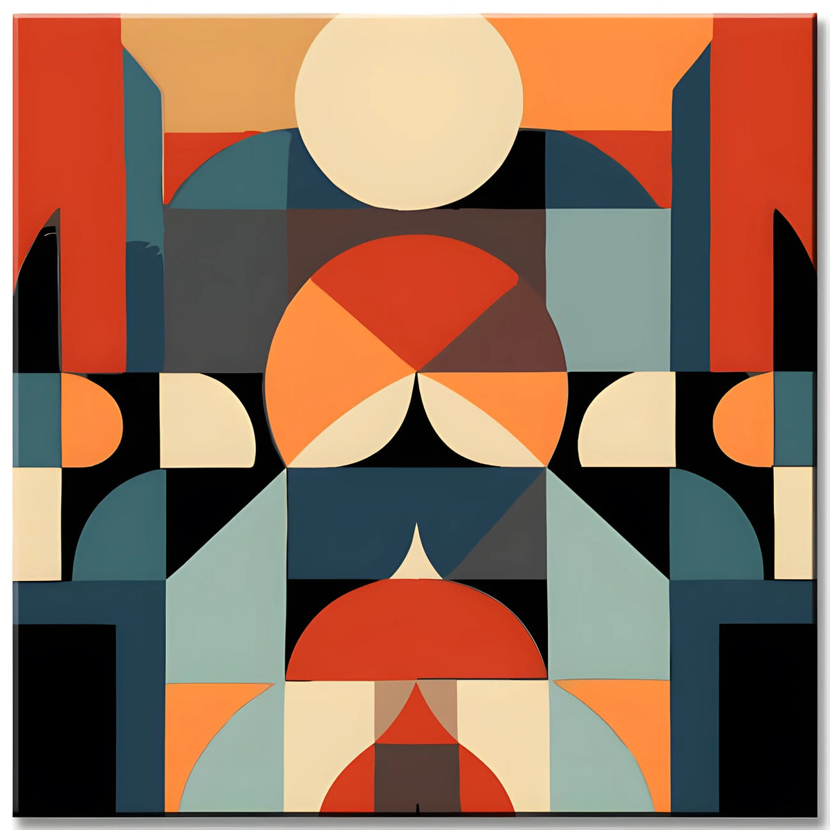 Geometric Design Paint by Numbers