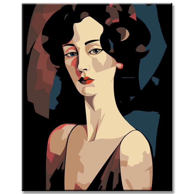 Painting by Numbers Art Portrait Woman