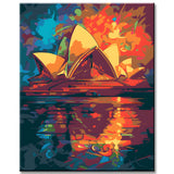 Sydney Opera House Painting by Numbers,