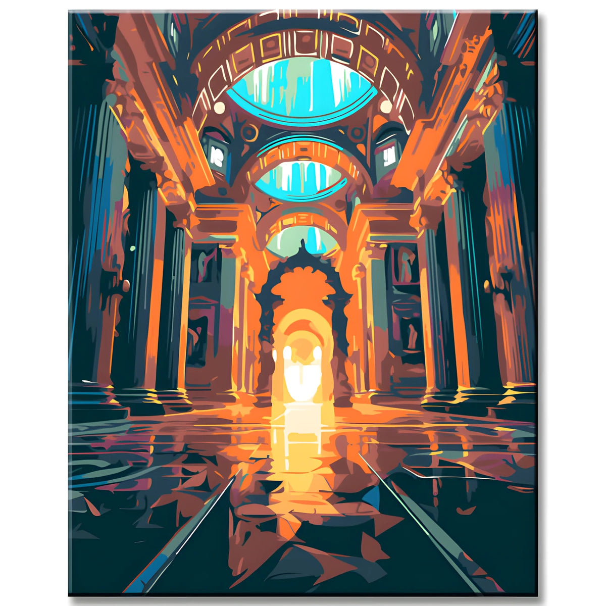 Fantastic Frescoes Painting by Numbers