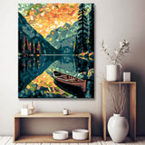 Pragser Wildsee - painting by numbers