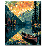 Lake Braies Painting by Numbers