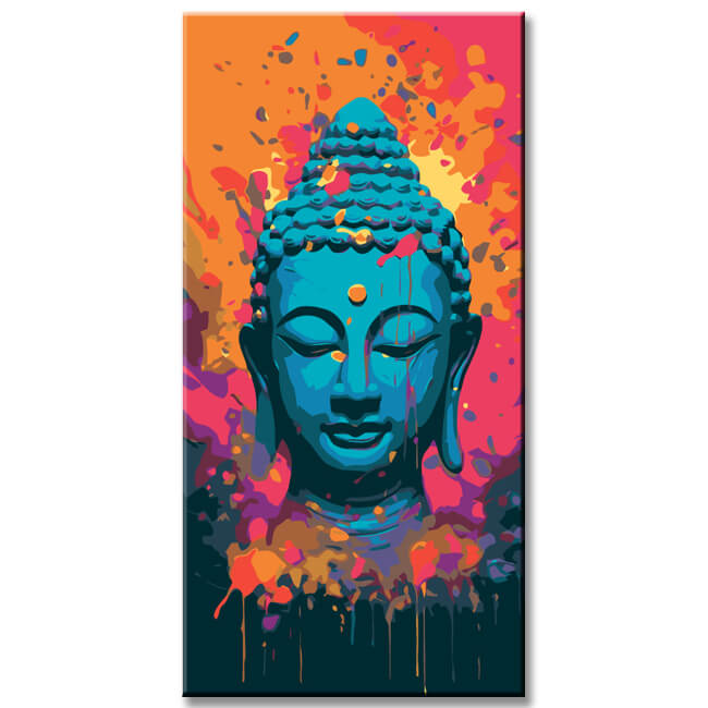 Painting by Numbers Buddha in Splendor of Colors