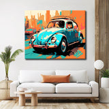 Painting by Numbers Illustration VW Beetle