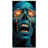 Paint by Numbers Illustration Monster Face