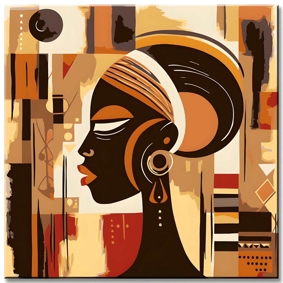 African Style Paint by Numbers