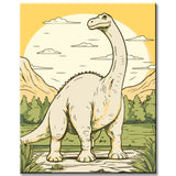 Sauroposeidon - Painting by Numbers