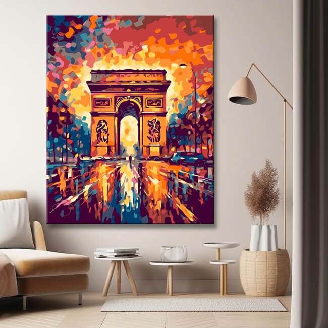Paris Mirror Hall Painting by Numbers - Shipping from DE