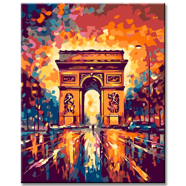 Paris Mirror Hall Painting by Numbers - Shipping from DE