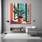 Window view - painting by numbers