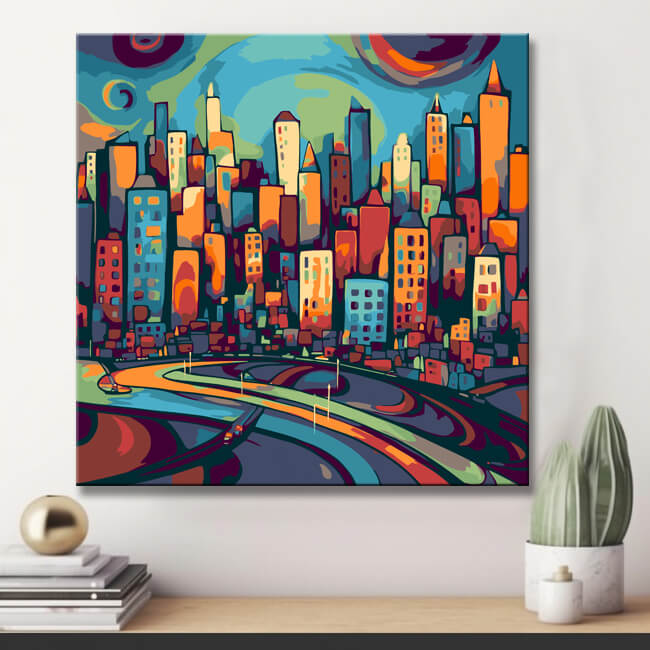 Picasso style - painting by numbers