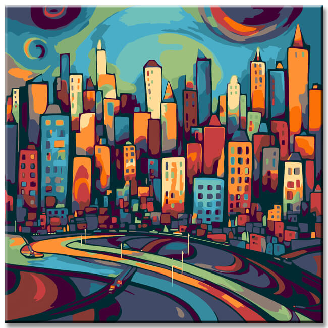 Picasso style - painting by numbers