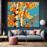 Yellow Birch Tree - Painting by Numbers
