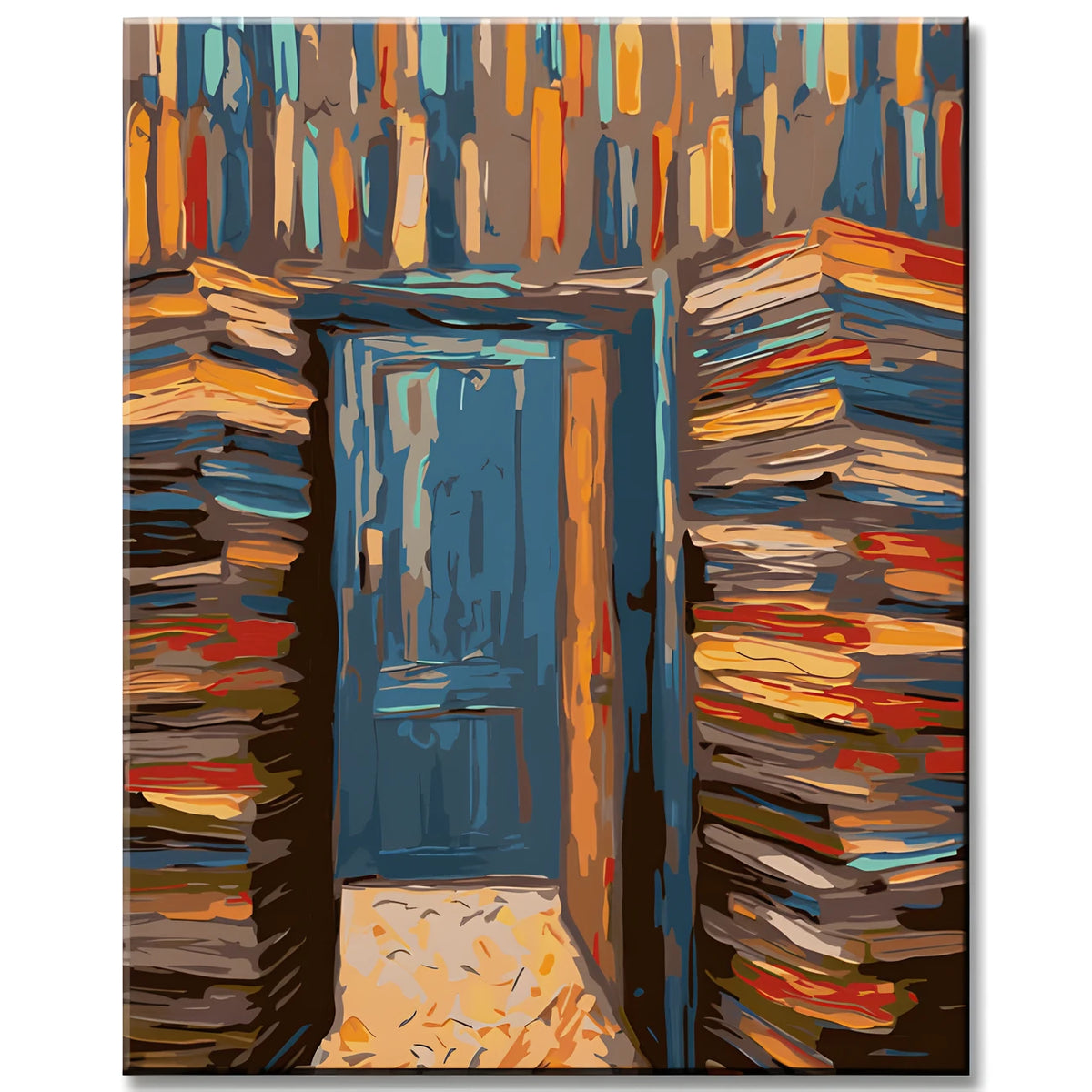Bookcase Paint by Numbers