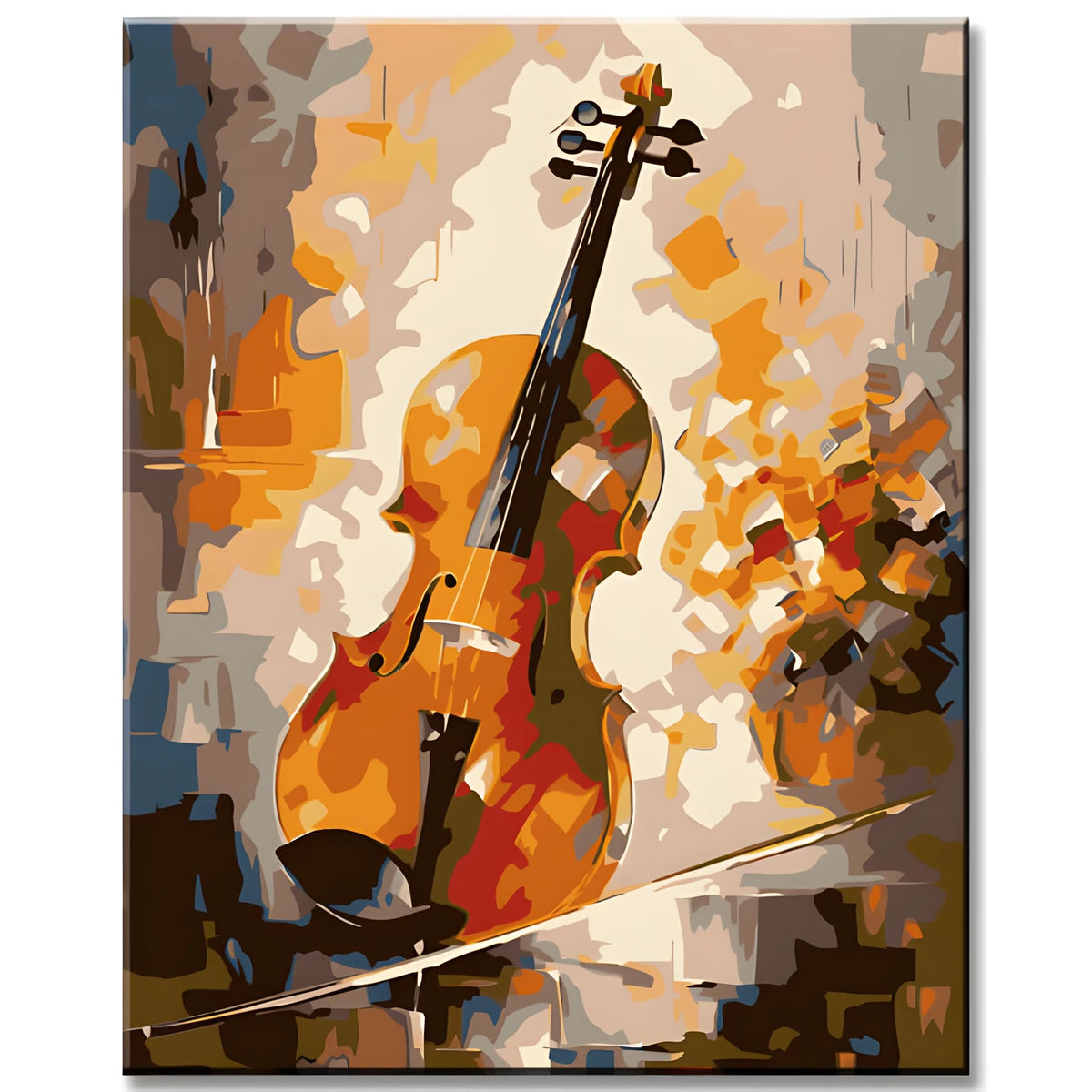 Abstract Music Beauty Painting by Numbers