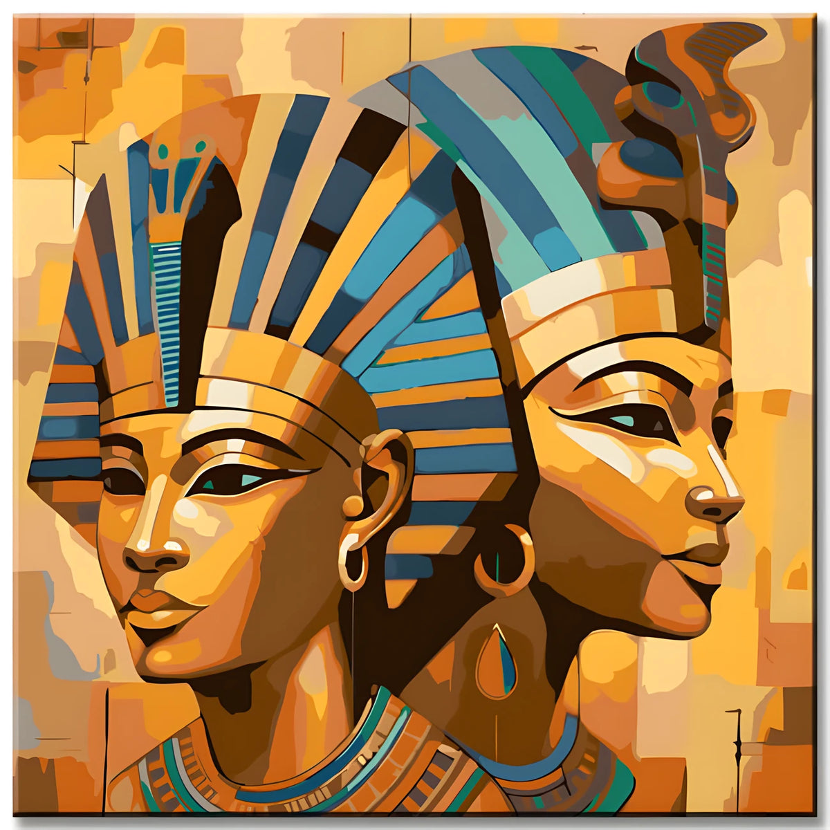 Egypt Pharaoh - Paint by Numbers