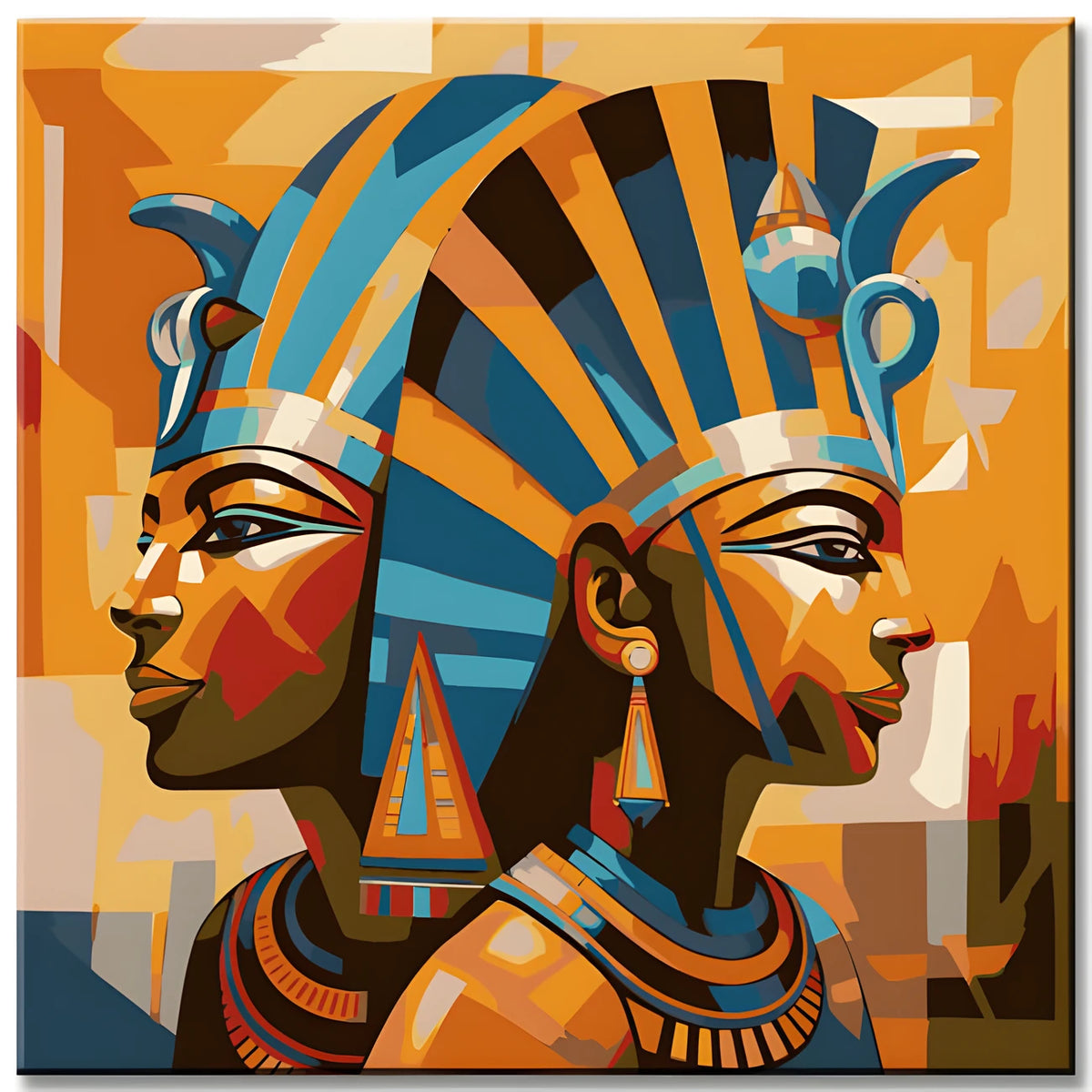 Pharaoh Portraits - Paint by Numbers