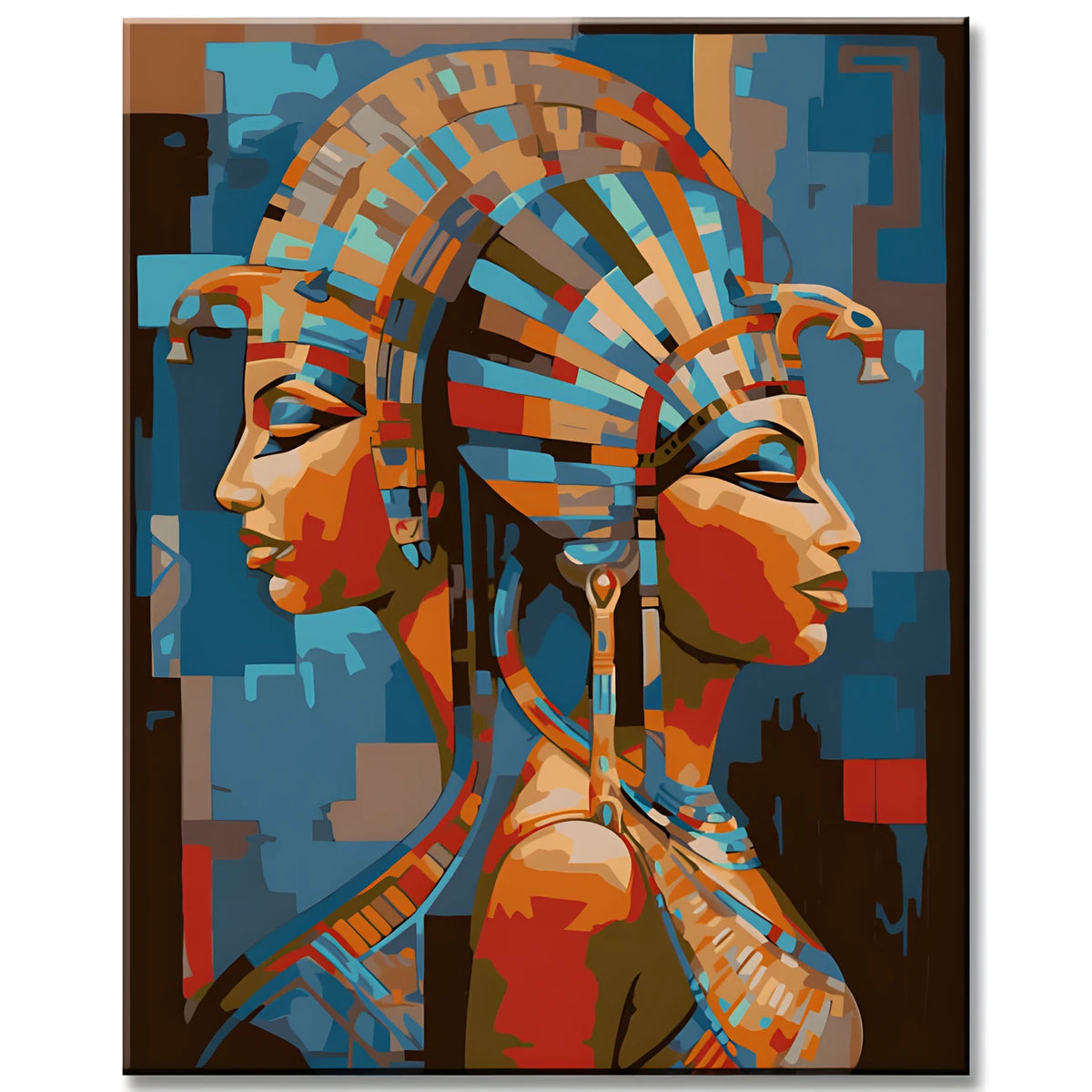 Ancient Egypt Paint by Numbers Artwork