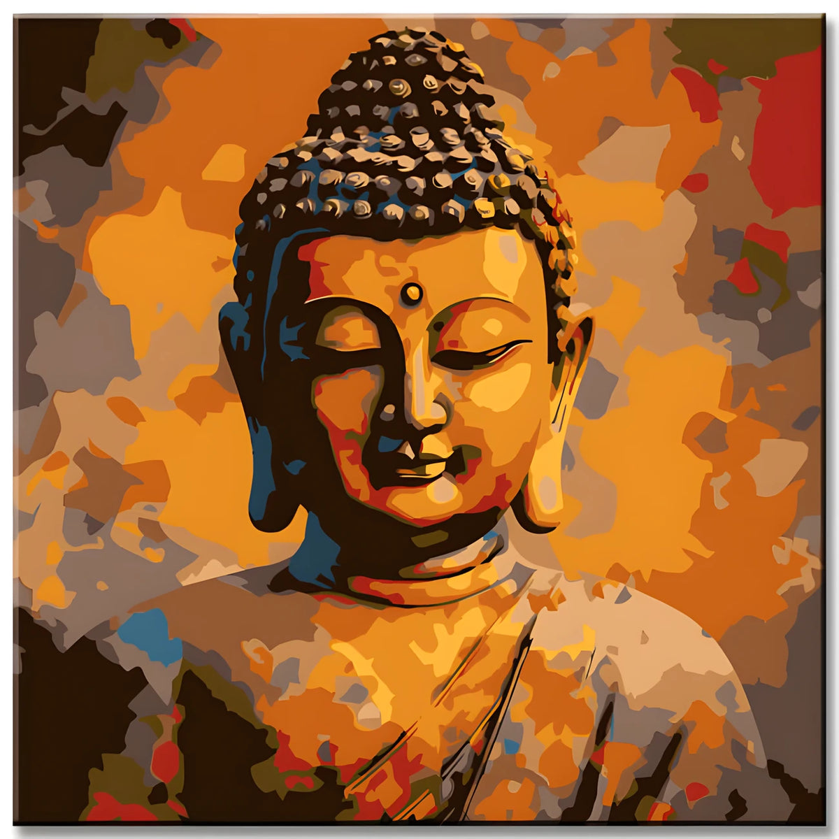 Buddha Wisdom Paint by Numbers Artwork