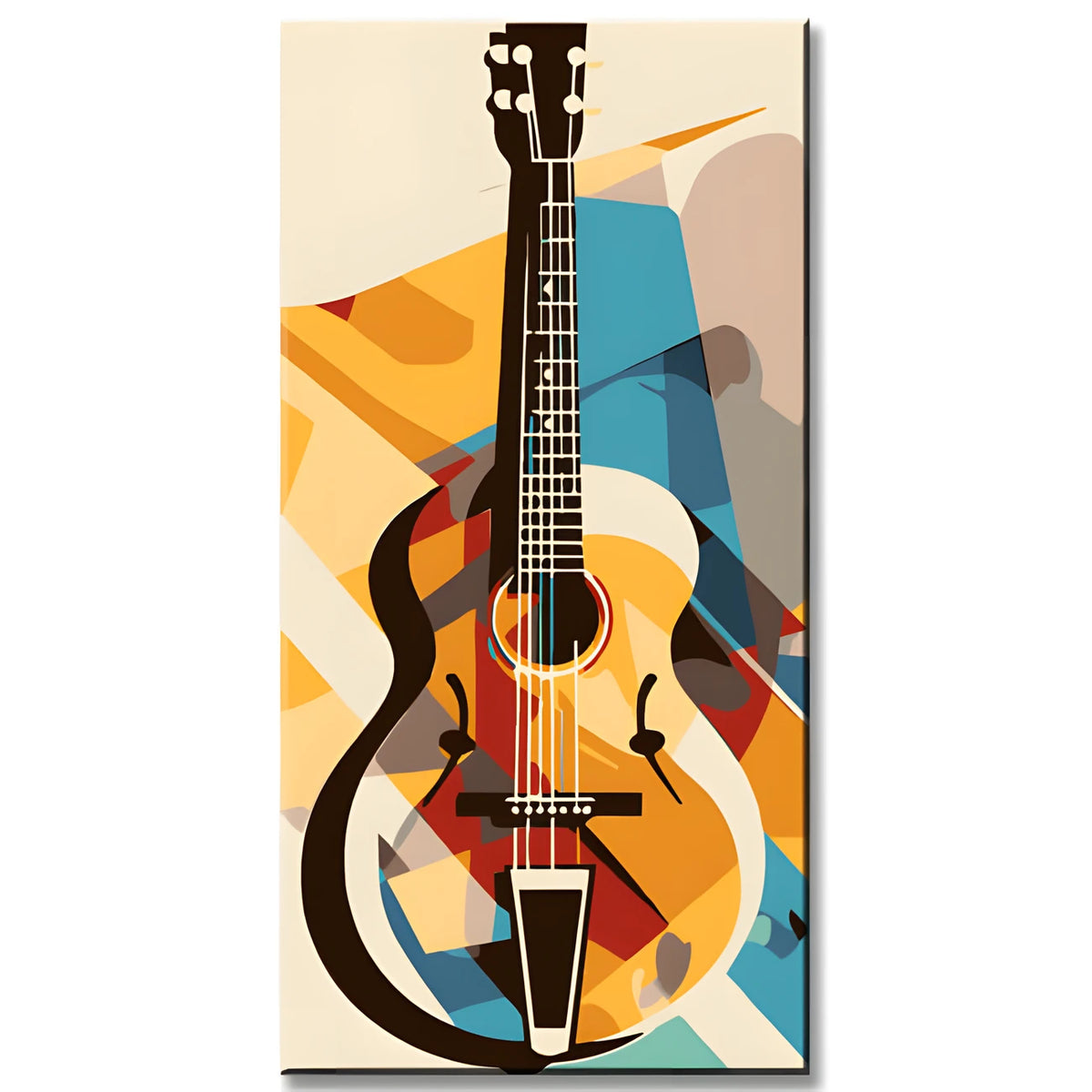 Guitar Harmony Paint by Numbers Artwork