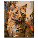 Paint by Numbers Somali Cat