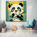 Panda in the Bamboo Forest - Paint by Numbers Artwork