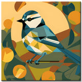 Blue Tit - Paint by Numbers Abstract Art