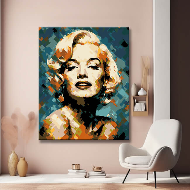 Marilyn Monroe - Paint by Numbers Artwork