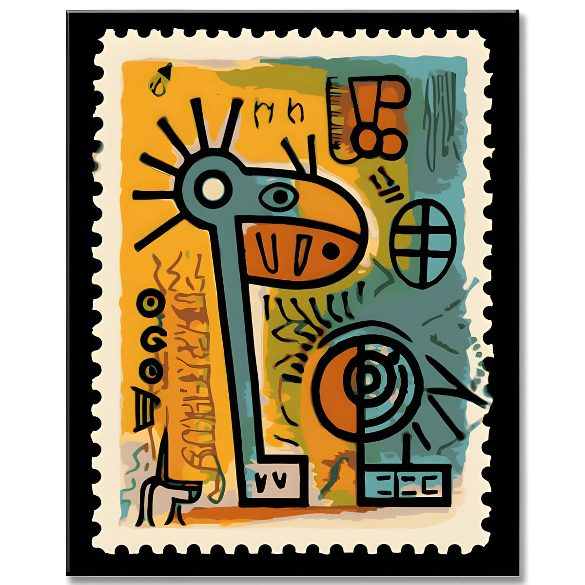 Stamp Motif - Paint by Numbers