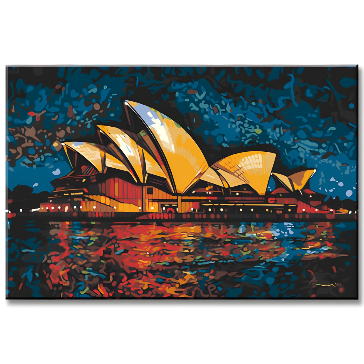 Sydney Opera House Australia Painting by Numbers