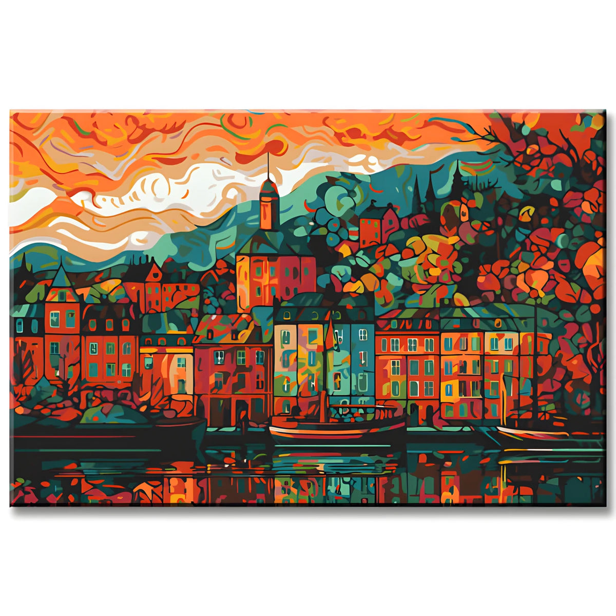 Oslo City View Norway Painting by Numbers