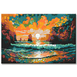 Great Ocean Road Painting by Numbers