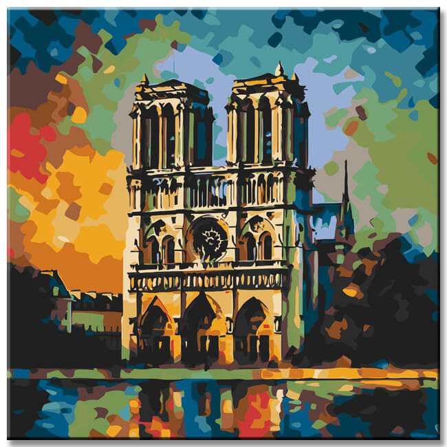 Notre Dame - Painting by Numbers