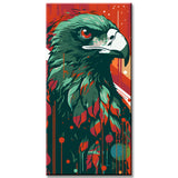 Shining Eagle Bird Portrait - Paint by Numbers
