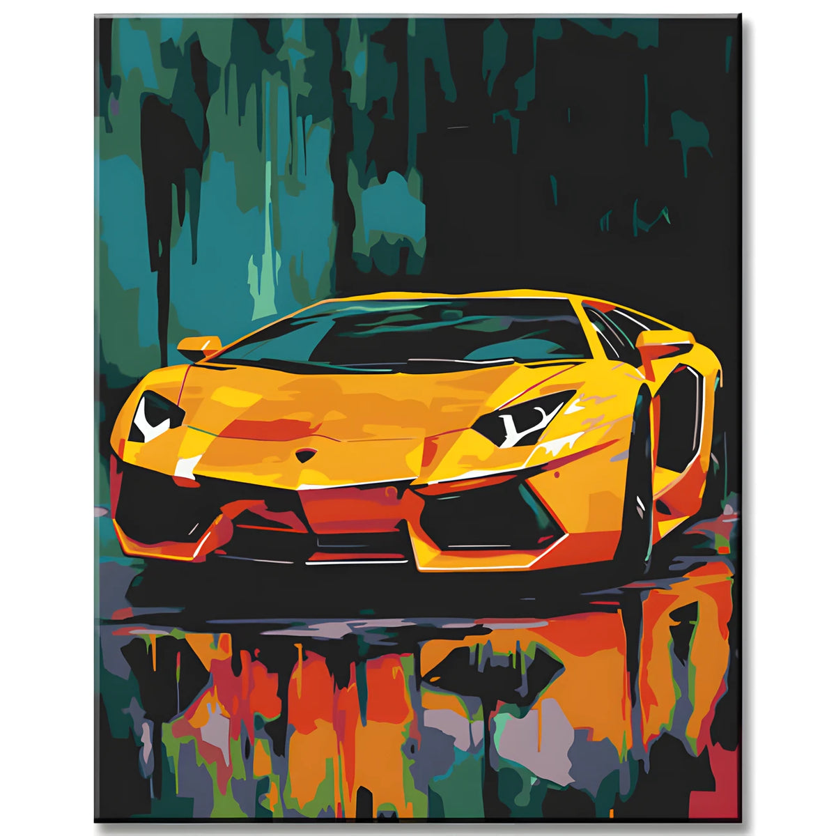 Lamborghini Paint by Numbers