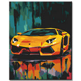 Lamborghini Paint by Numbers