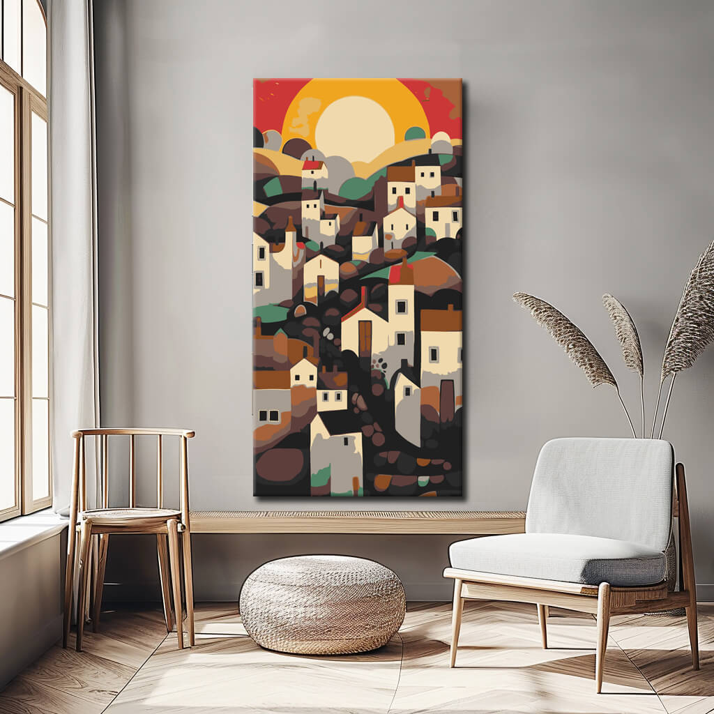 Painting by Numbers Geometry Art Village