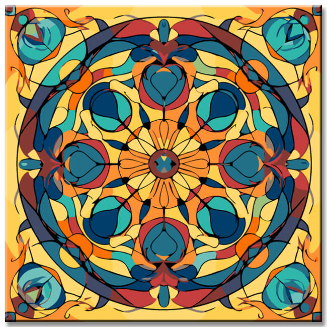 Painting by Numbers Beautiful Shapes Painting II