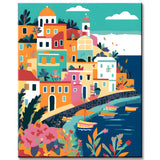 Painting by Numbers Illustration ischia