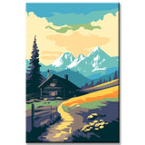 Painting by Numbers Bavarian Foothills of The Alps
