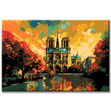 Paris Notre-Dame France Painting by Numbers
