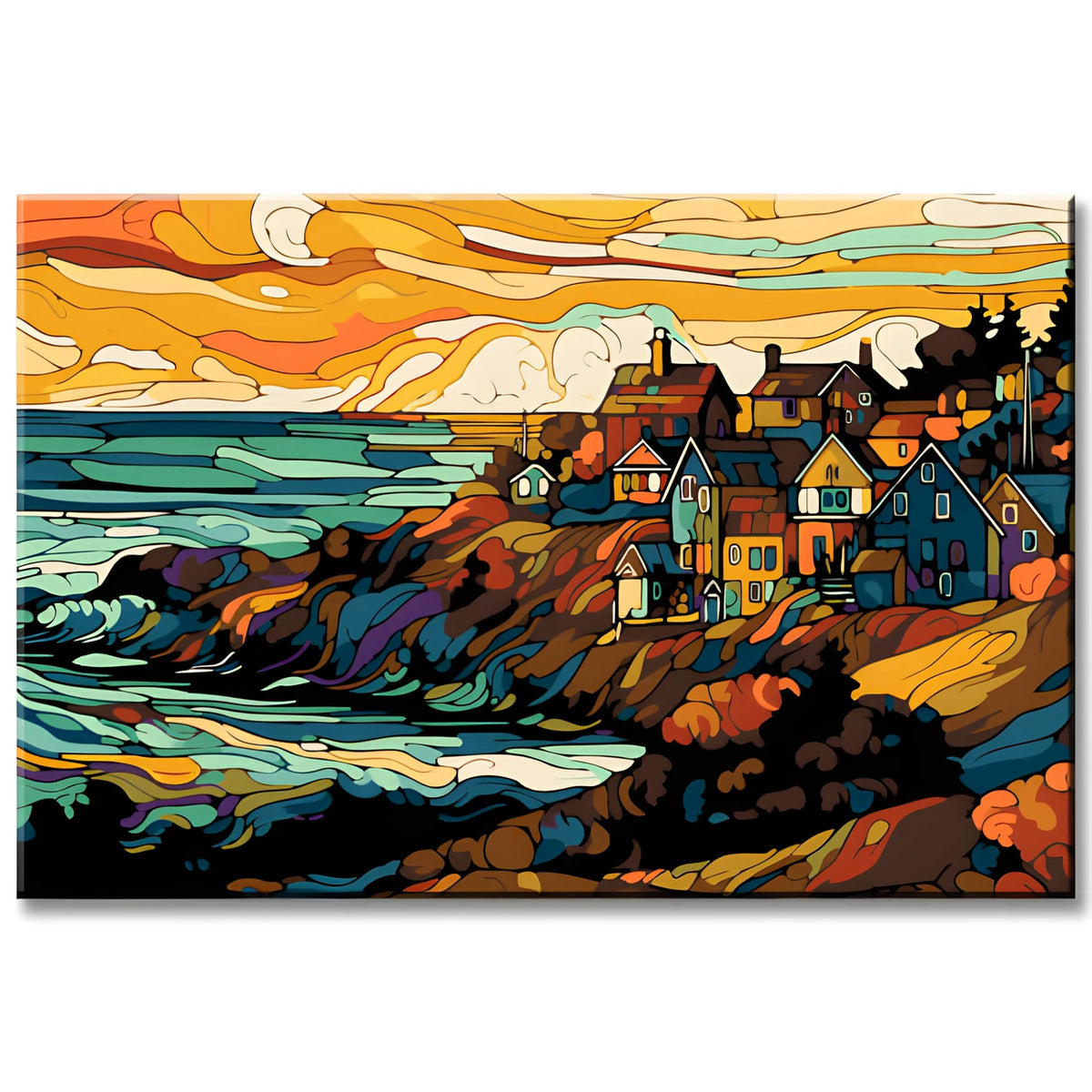 Cape Breton island Canada impression Painting by Numbers