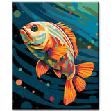 Paint by Numbers for Kids: Marine Fish
