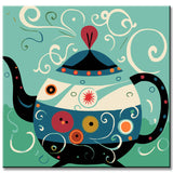 Folk Art on Picture Wall Stylish and Traditional Canvas Pictures for Your Wall Decoration 4-Panel