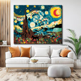 Painting by Numbers Abstract Starry Sky Modern