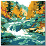 Paint by Numbers Autumn Pumpkins